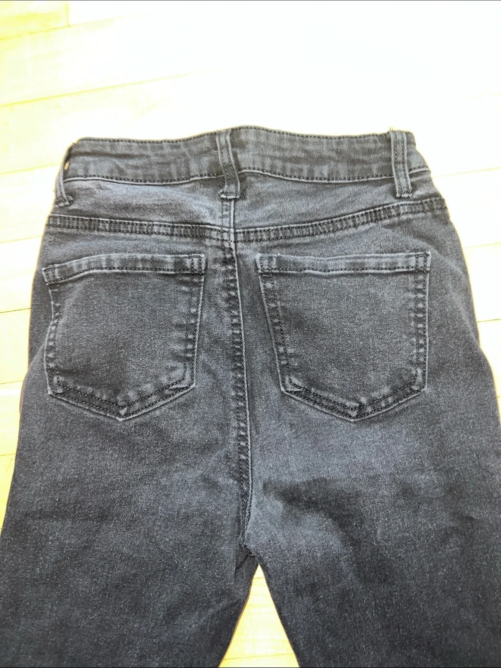 Forever 21 Black Skinny High-Rise Jeans